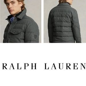 NWT Polo by Ralph Lauren quilted wool-down blend jacket Sz XL